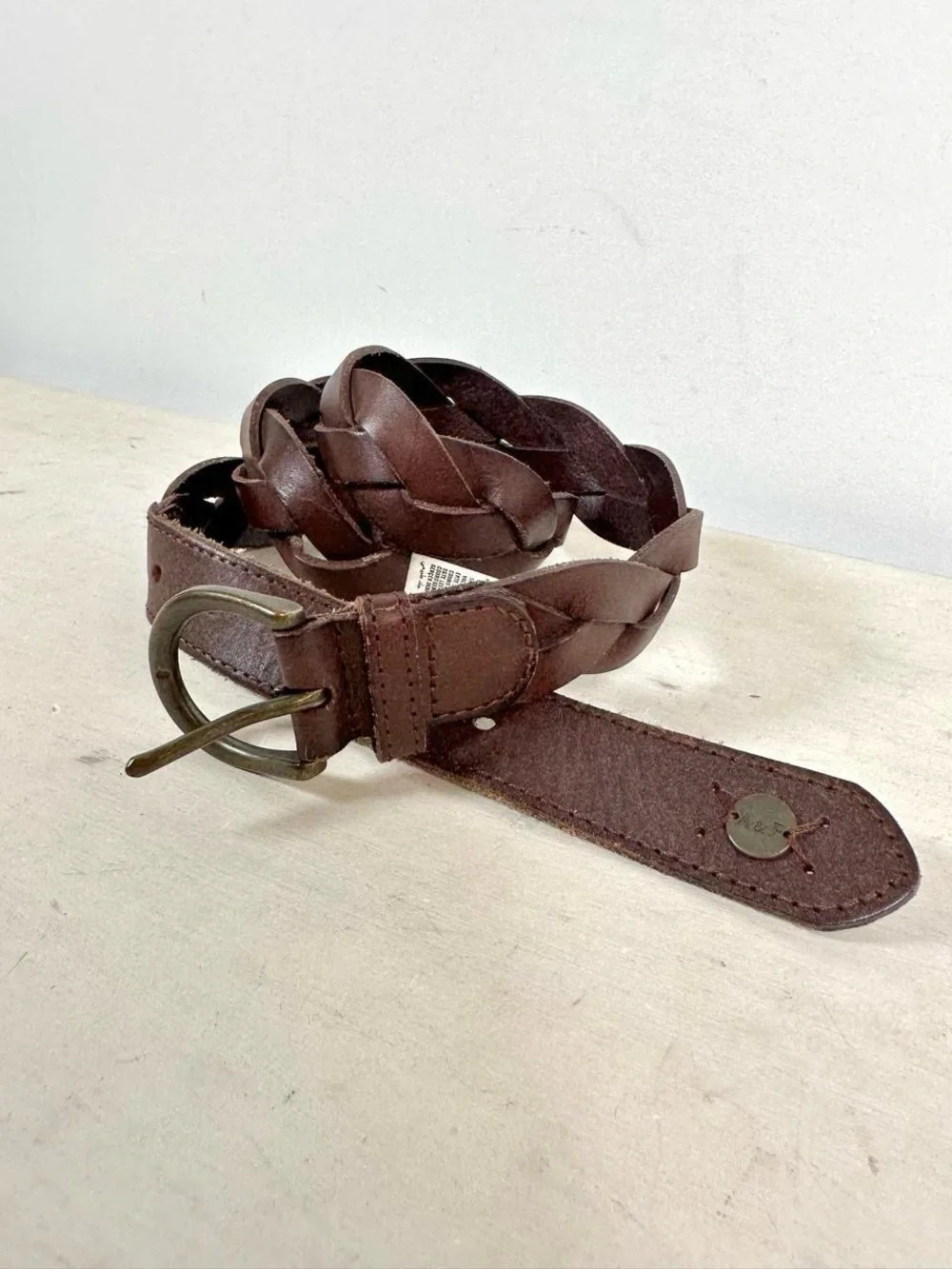 Vintage Abercrombie & Fitch Leather Belt
